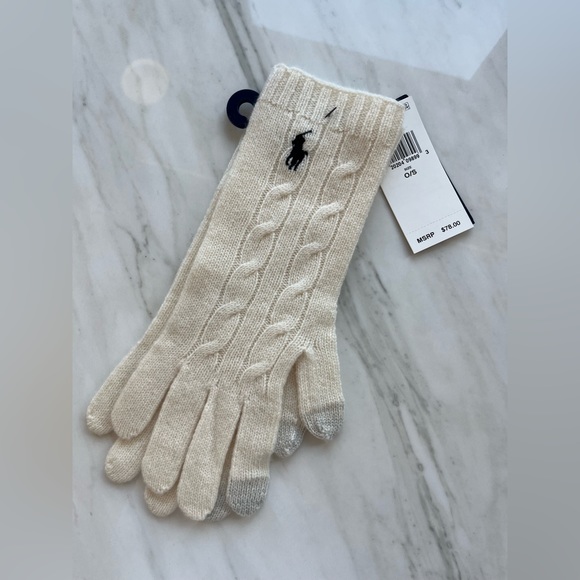 Ralph Lauren cashmere gloves - Picture 2 of 6